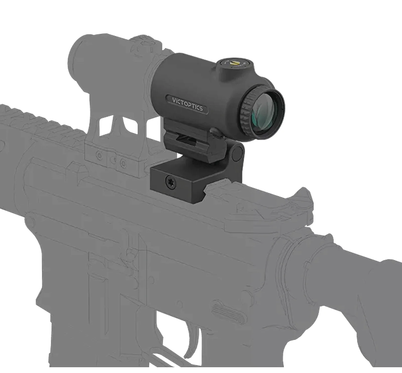 Victoptics 3x Vergrößerungsglas FMC-Linsen & Dual-Prism-System Sorgen für ein Helleres Schärferes Sichtfeld mit Klappbarer Seitenmontage – Detail 4