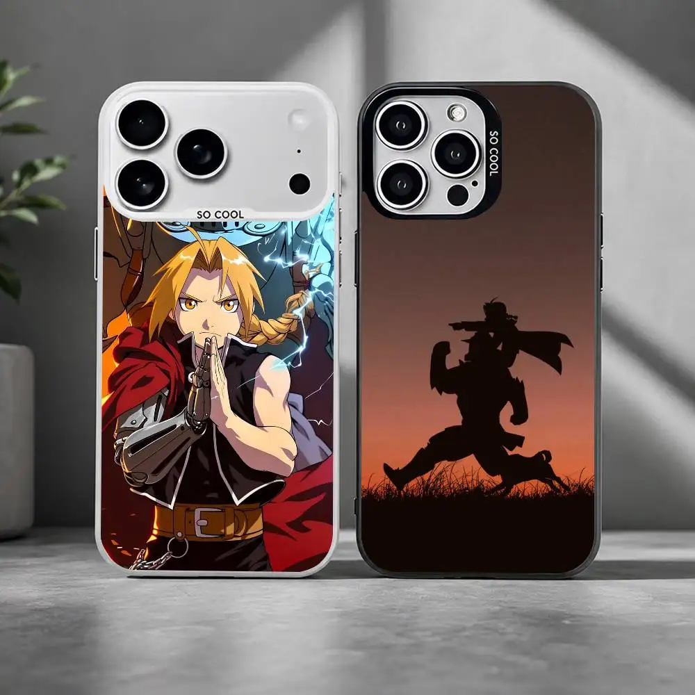 POP F-Fullmetal A-Alchemist Silver  Cover For Phone Case For iPhone 17,16,15,14,13,12,11 Plus,Pro Max,XS
