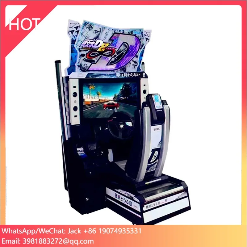 

Hot Sale Arcade Initial Racing Car Coin Operated Game Machine Car Driving Simulator Machine