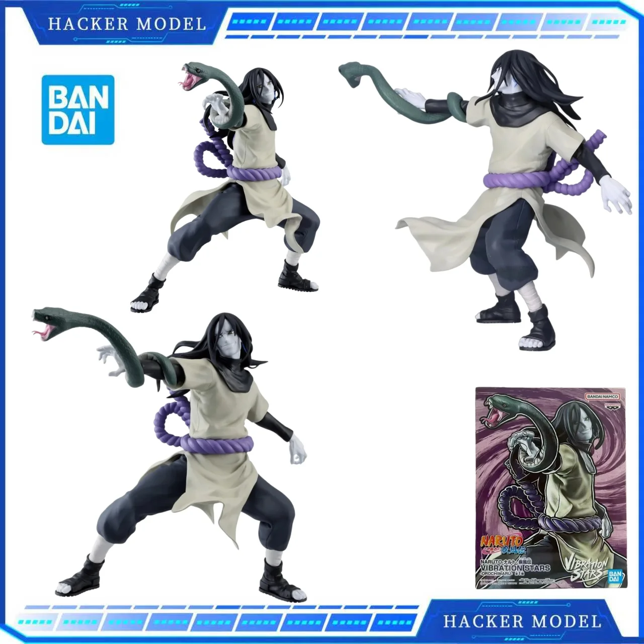 

Бандай Банпресто ‌ Наруто: Шиппуден ‌ VS Легендарный танин Орочимару ‌ Фигурка Модель Игрушка Настольный Орнамент Коллекционный Подарок