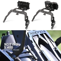 New Motorcycle Accessories Phone Stand Holder Support GPS Navigation Plate Bracket Fit For KYMCO XCITING S 400 Xciting S400