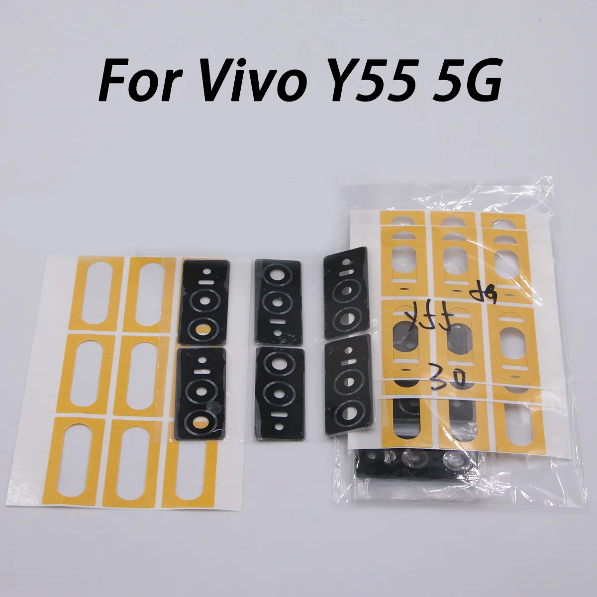 20 pcs Glass Camera Lens Protector Tempered Glass  Lens Cover with Sticker for Vi Y55 5G