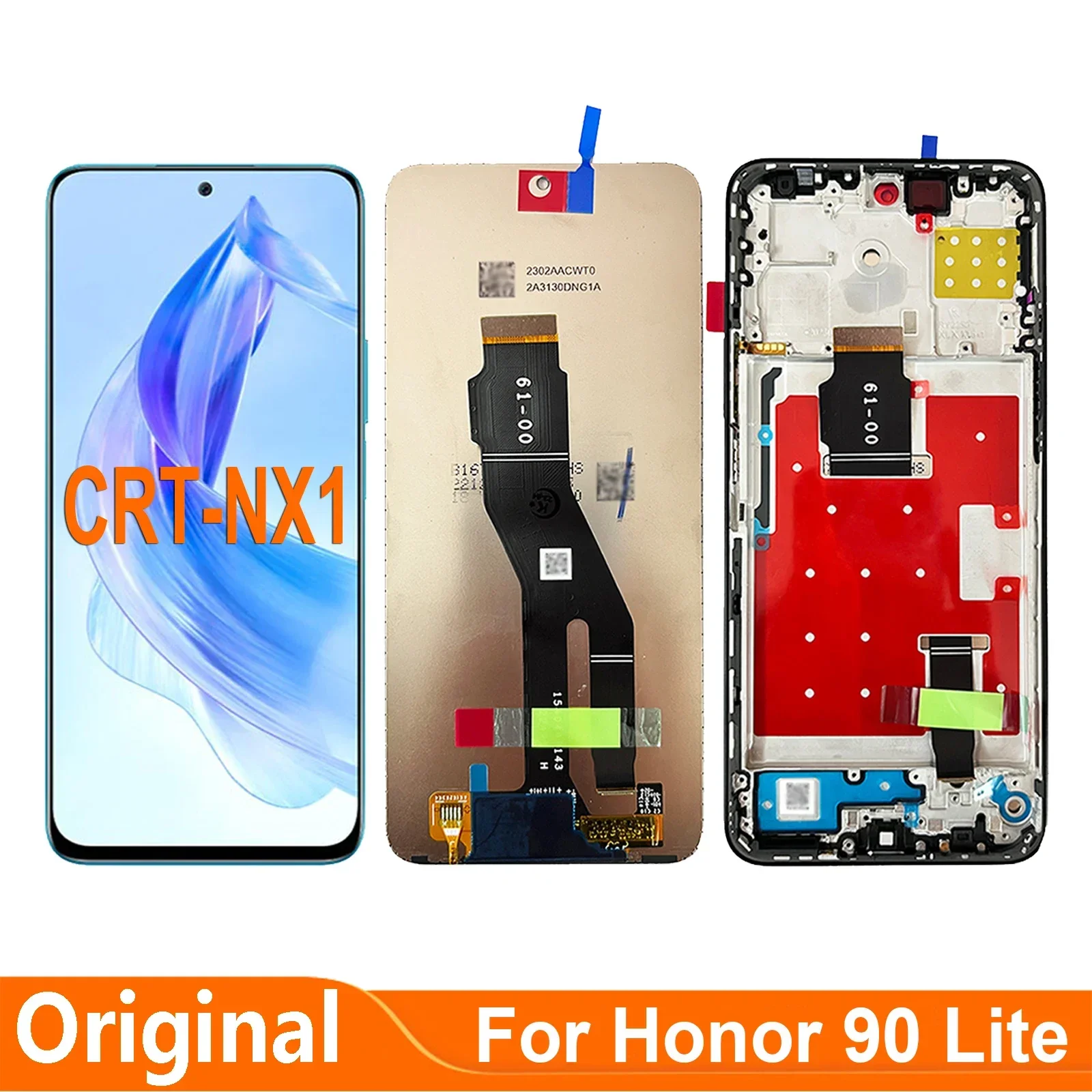 6.7\'\' For Huawei Honor 90 Lite CRT-NX1 LCD Display Touch Screen Digitizer Assembly