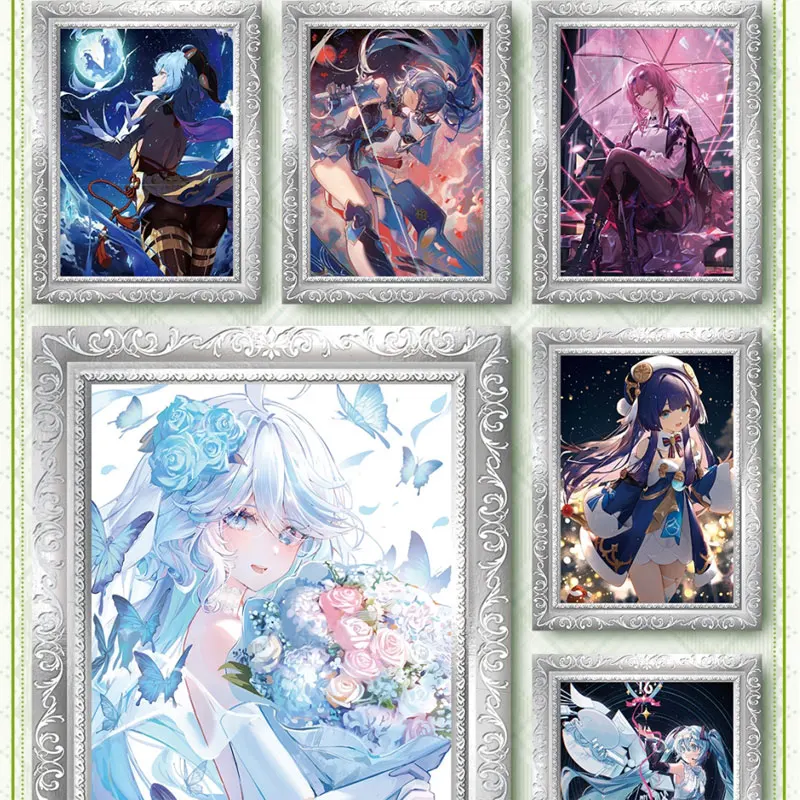 Wholesale 2024 Lastest Leisure Time A6 Goddess Story Collection Metal Card Waifu Booster Box CCG TCG Doujin Toys And Hobby Gift