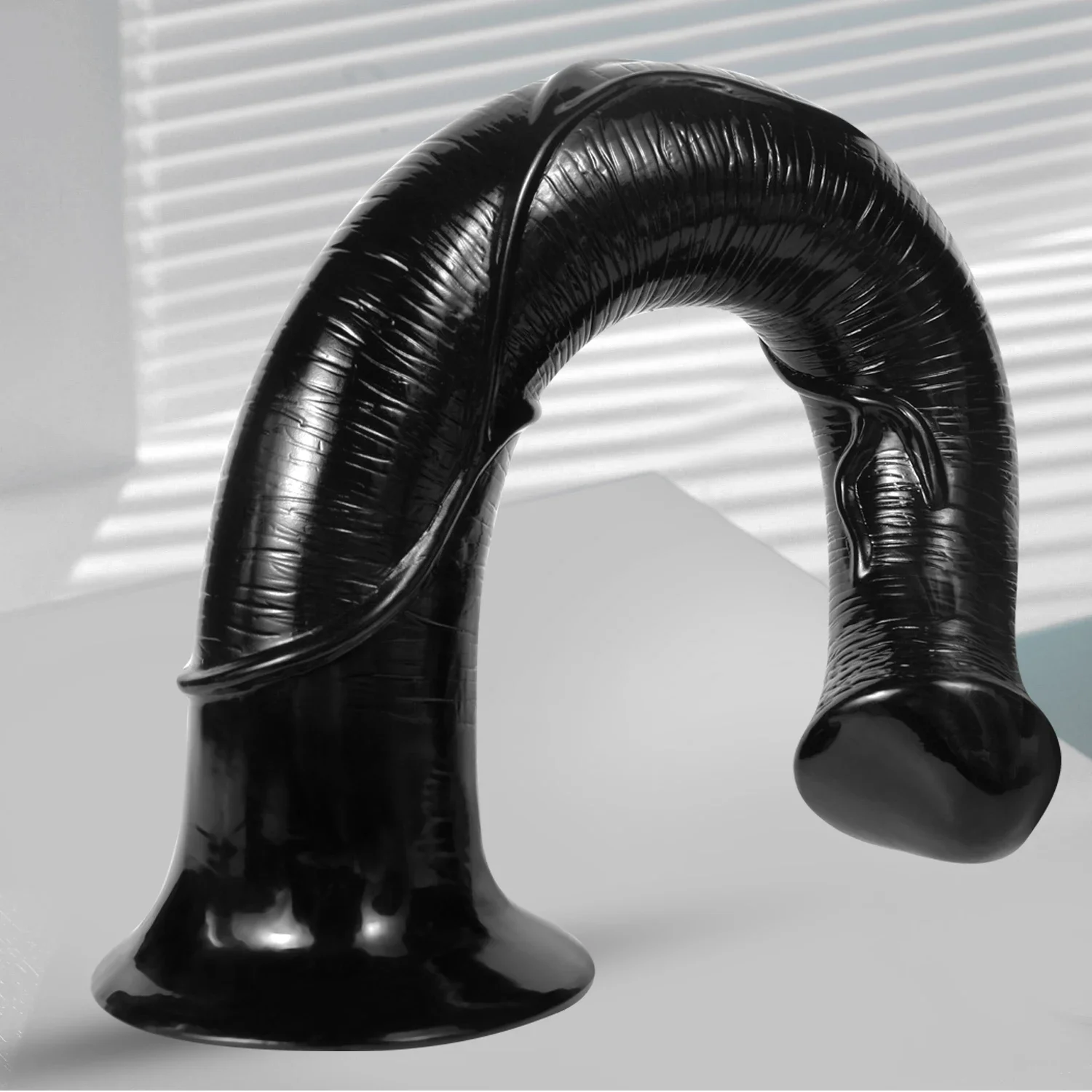 Godemiché Cheval de 39cm de Long, Super Grande Taille, avec Ventouse, Énorme Bite, Jouets Sexuels pour Adultes, Couples, Homme et Femme