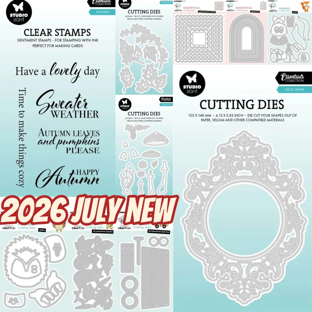 Maple Leaf Stamps 2026 New Metal Cutting Dies For DIY Scrapbooking Crafts Maker Photo Album Template Handmade Decoration