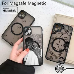 Luxury Travis Scott Cactus Jack Phone Case for iPhone 16 15 14 13 12 11 Pro Max Mini XR XS X 7 8 6 6s Plus Matte Magnetic Cover