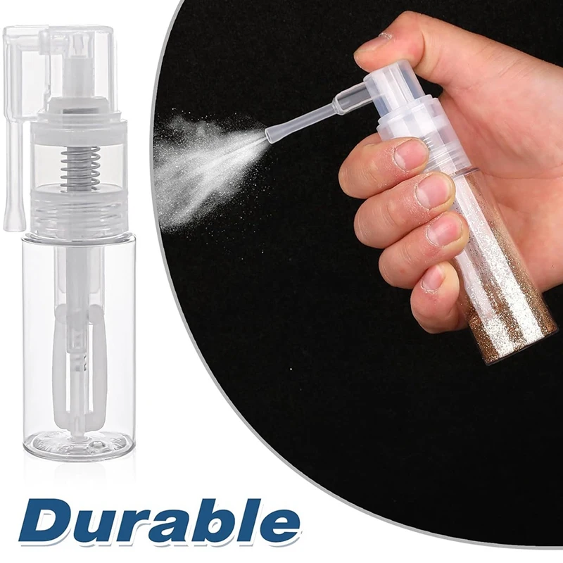 シラミ-透明なグリッタースプレー,多目的スプレーボトル,プラスチックスプレーボトル,50ml, 2個