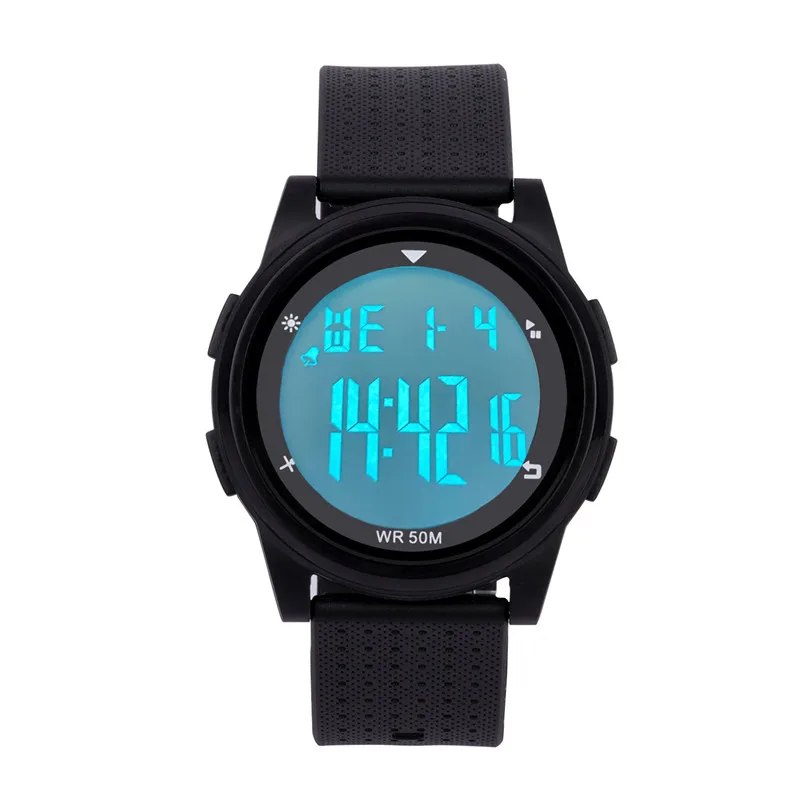 SPOVAN Brand Luxury Digital Watch Fashion LED Alarm Stopwatch Sport Wristwatch 50M Waterproof Military Clock for Men Women Reloj