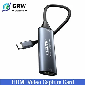 بطاقة التقاط فيديو HDMI إلى USB 2.0 ، USB 3.0 ، صندوق التقاط الفيديو ، 4K ، 30 هرتز ، Macbook ، PS4 ، الكمبيوتر الشخصي ، الألعاب ، DVD ، تسجيل الكاميرا أفضل 8 مبيعات ضمان لمنطقة PS4 - رقم 3