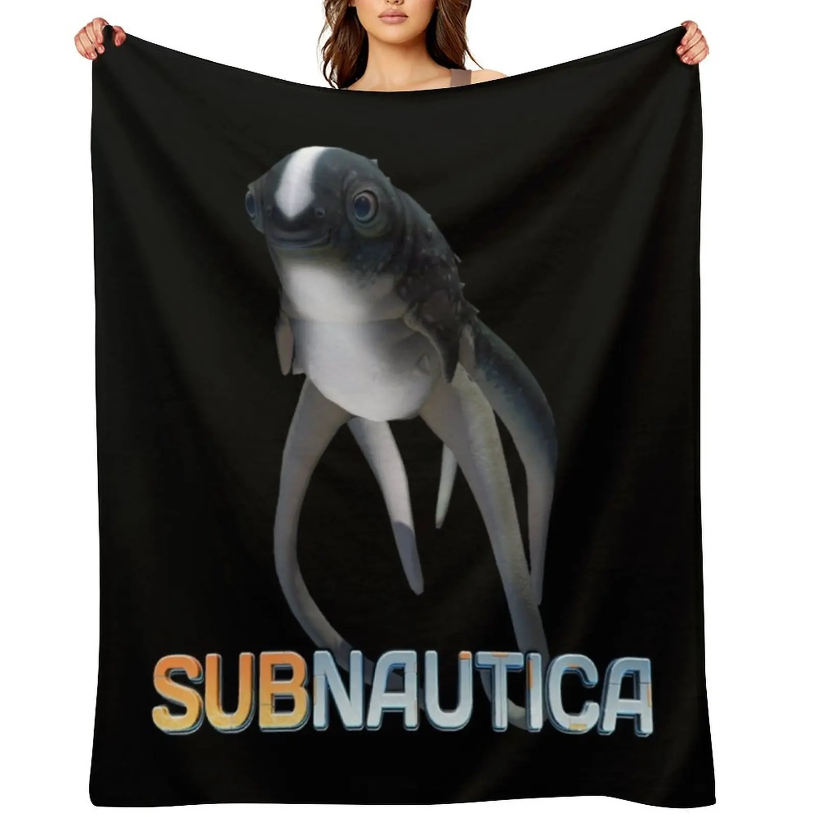 

Subnautica - Cuddlefish Throw Blanket Luxury Sofa Quilt Plaid on the sofa Moving Blankets