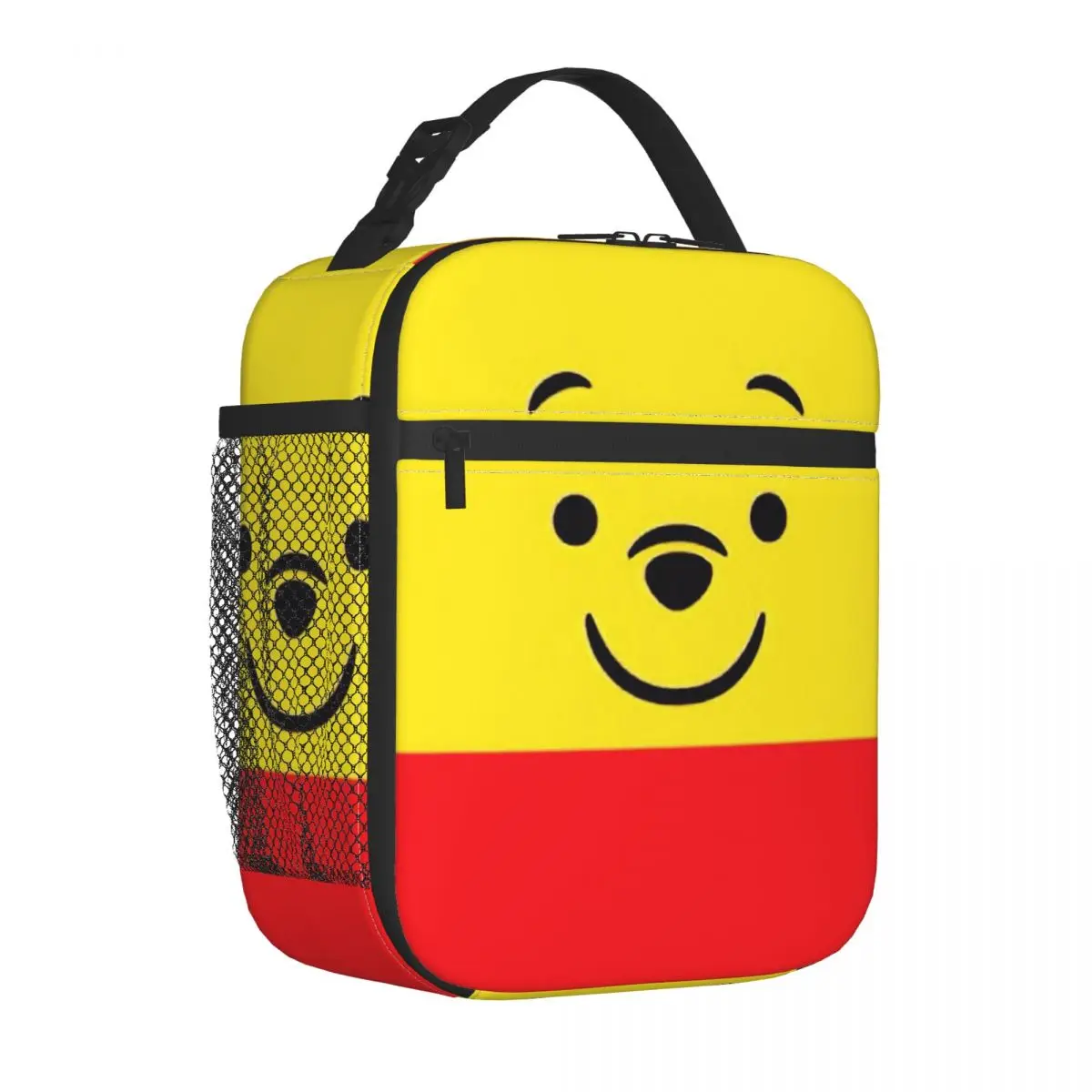 Custom Winnie The Pooh Animation Cartoon Lunch Bag for Women Thermal Cooler Insulated Lunch Box Kids School Resuable Tote Bags