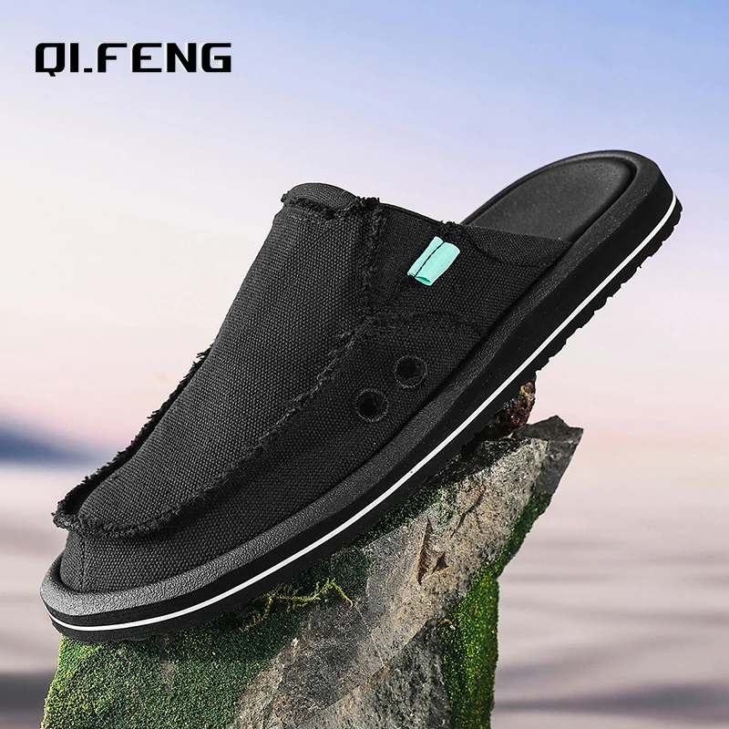 

Новые ультралегкие повседневные парусиновые туфли для ленивых, мужская обувь большого размера, повседневная обувь для вождения на плоской подошве, размеры 39-47