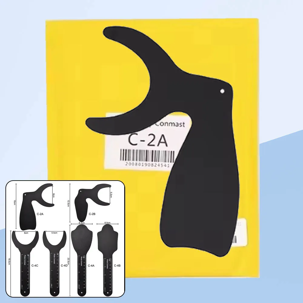 

Dental Orthodontic Black Background Board for Intraoral Photography with Scale Mark Cheek Retractor Autoclavable Tool Set