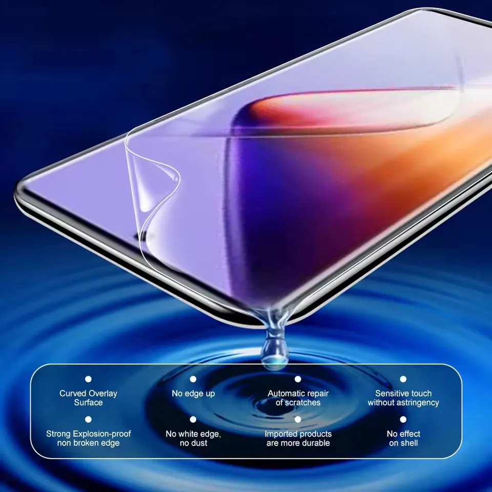 3 قطعة هيدروجيل فيلم لسامسونج غالاكسي S25 S24 الترا إيدج S21 S22 S23 زائد S20 FE حامي الشاشة