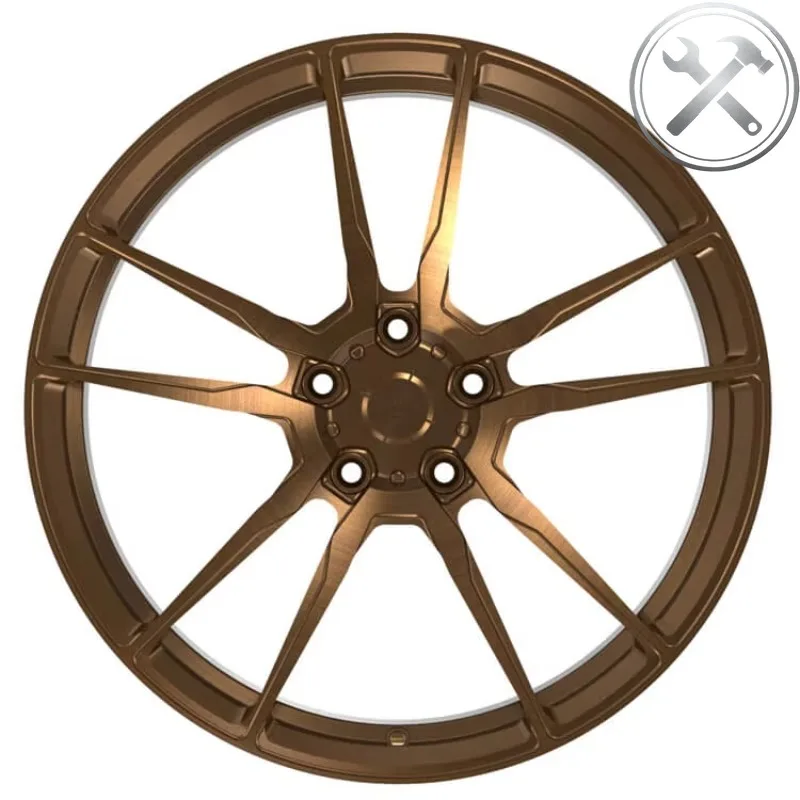 

Sport Double 5spoke Bronze Forged Alloy Wheel Rims 16-22 Inch 5x120 4x100 5x112 Auto Parts