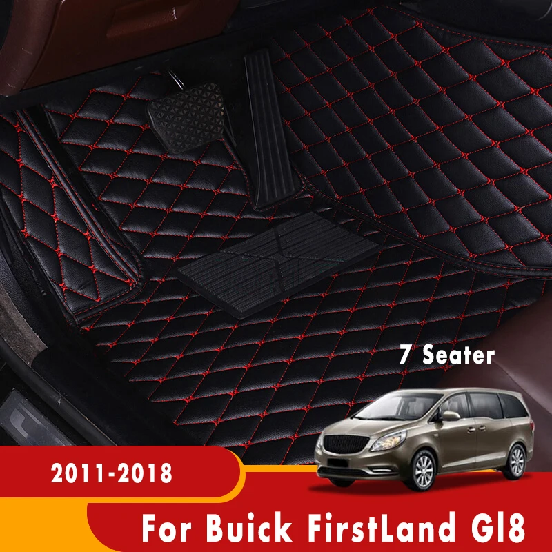 

For Buick FirstLand GL8 2018 2017 2016 2015 2014 2013 2012 2011 (7 seats) Car Floor Mats Custom Rugs Auto Interior Carpets Parts