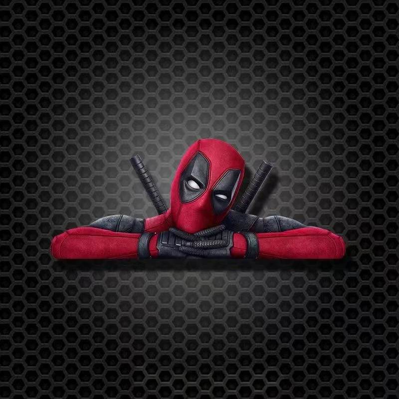 Автомобильные наклейки Bixin Deadpool, Мультяшные Декоративные наклейки для автомобиля, персонализированные водонепроницаемые автомобильные наклейки с защитой от царапин, оптовая продажа