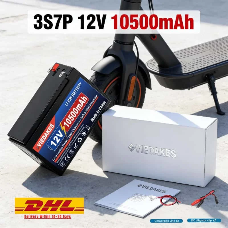 

캠핑용배터리 대용량 with BMS 3S7P 18650 12V Li-ion Battery Pack 10500mAh,100% Real Capacity for Solar/Wind Power,Lighting,Power Wheels