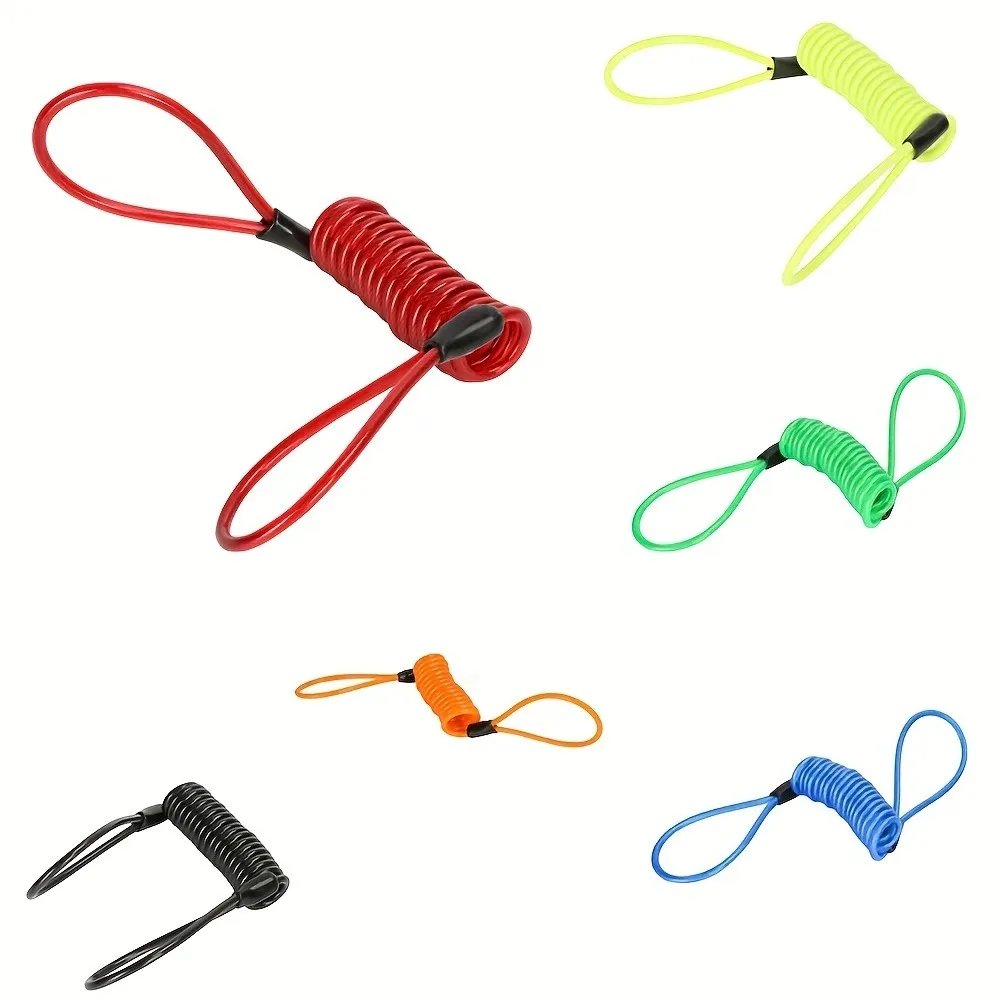 1.2M Disc Lock Reminder Cable Anti Thief Motorbike Motorcycle Wheel Disc Brake Alarm Lock Reminder Cable