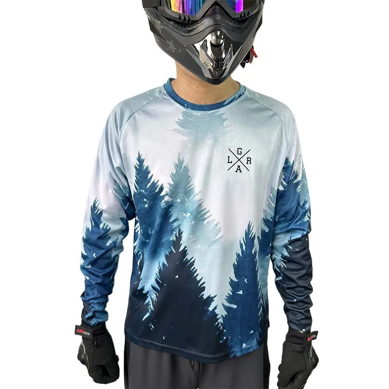 

Loose Riders Jersey 2026 Men's T-Shirt Summer Sports Quick-Drying Breathable and Comfortable Men's Long Sleeve Cycling Shirt