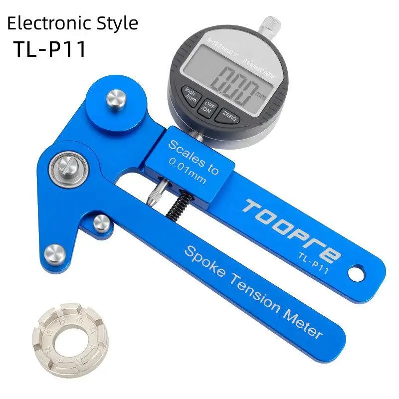 AliExpress TOOPRE Bicycle Spoke Tensiometer Digital Display Rim Correction Tool Mechanical Wheel Set Rim Adjustment Measuring Device