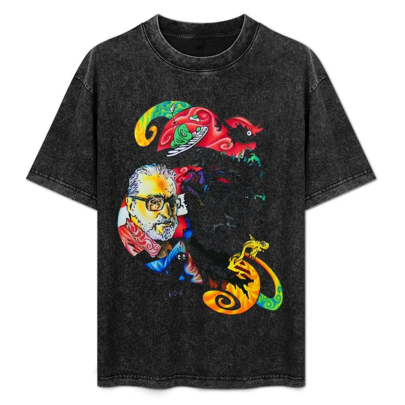 

Theodor Seuss Geisel homage T-Shirt Stylish Print Short Sleeve Tee