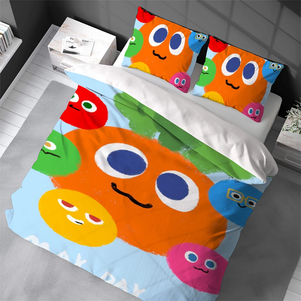 

Cute M-mojos C-carrots Duvet Cover Set Soft Wash Bed 3 Piece Summer Comfortable Student Dormitory Home Baby Bedding Best seller