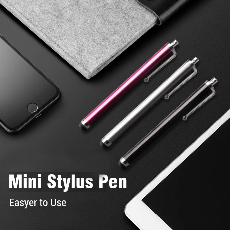 10 pçs caneta stylus para ipad apple lápis caneta de toque para android ios windows tablet telefone caneta para iphone huawei samsung xiaomi