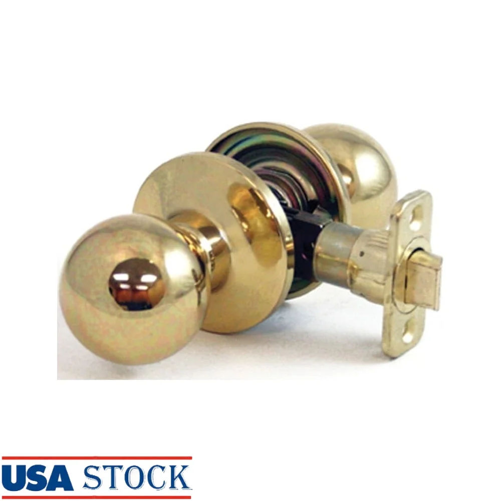 

Durable Ball Passage Door Knob Adjustable Latch Reversible Hardware Instructions Perfect Any Room Classic Home Decor