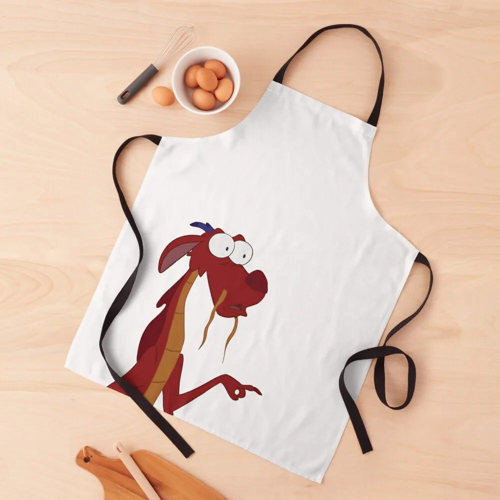 

Mushu Dragon Apron Kitchen Things For Home Restaurant Apron