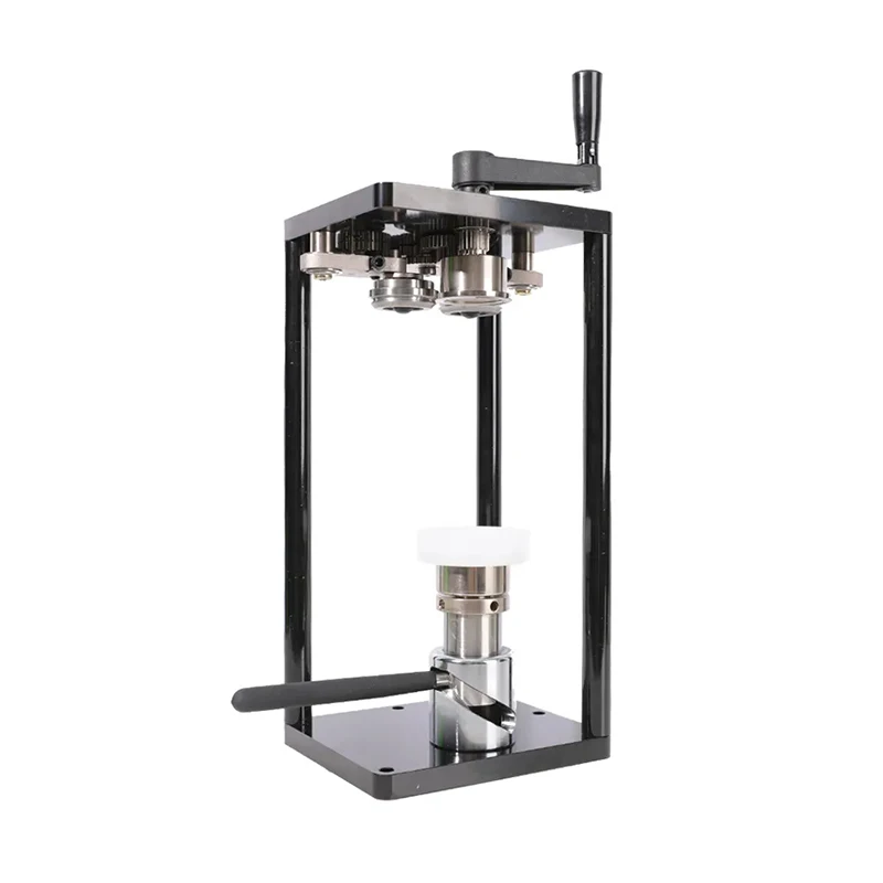 Coffee Juice Bubble Tea Manual Canister Sealing Machine With Lid New Milk Tea Equipment Rotary Handheld Manual Sealing Machine