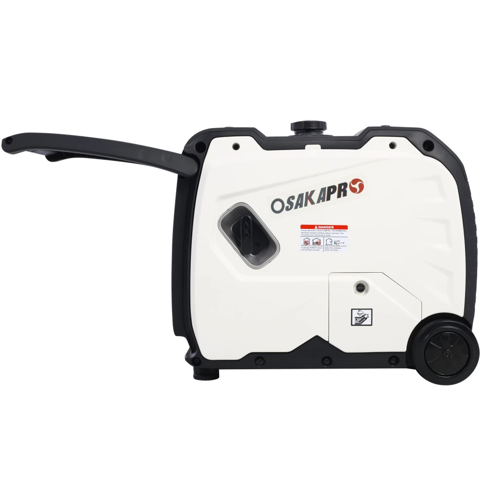 Quiet Portable Generator with Wheels for Camping & Home Emergency Use