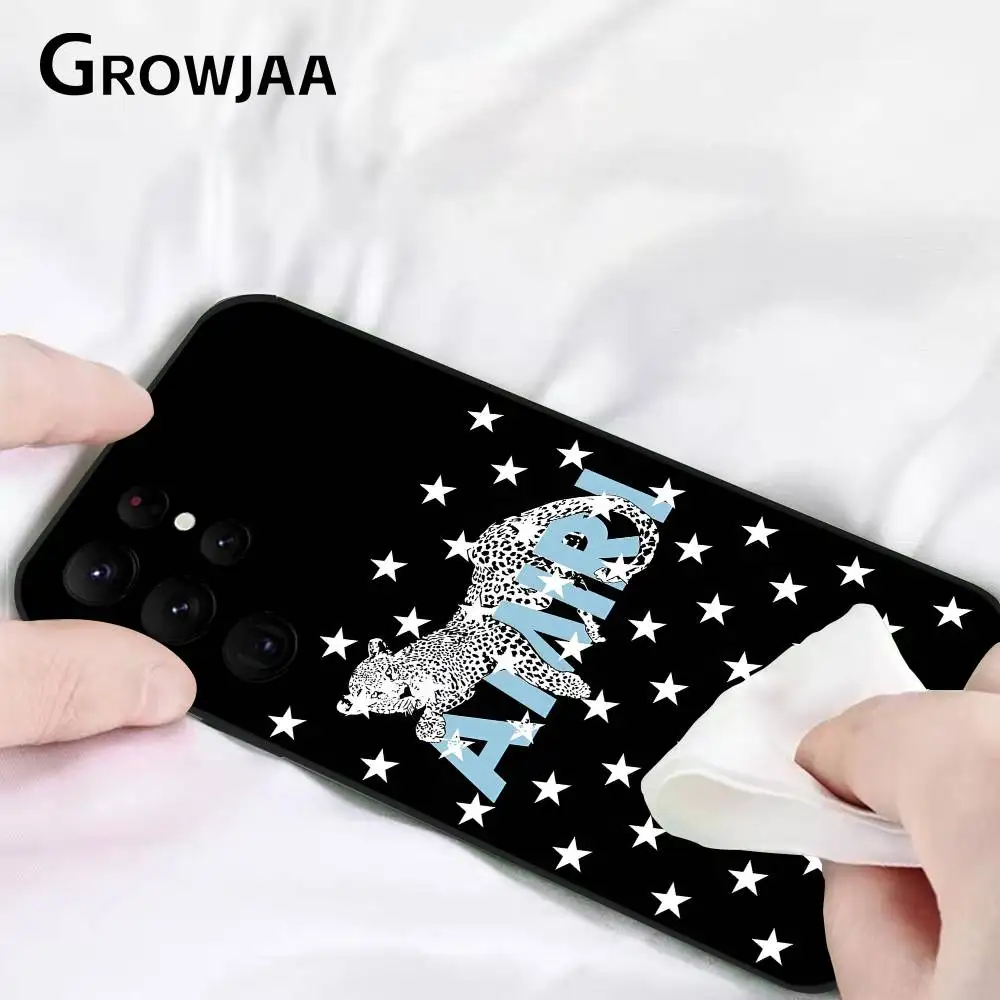 Fashion A-AMIRIS Phone Case For Samsung Galaxy S25 S24 S22 S23 Ultra S21 S20 Plus 5G Protective Silicone Funda