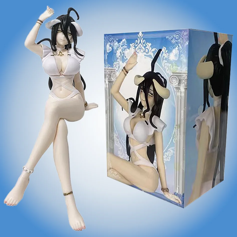 16cm Overlord Albedo Swimwear PVC Anime Action Figures Model Collection Ornament Anime Cartoon Model Toy Gift In Stock