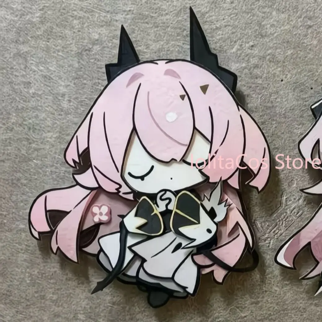 

Game Arknights Theresa Non-Woven Fabric Keychain Handmade Anime Fan Gift Bag Pendant Backpack Decor Cosplay Props Xmas Halloween