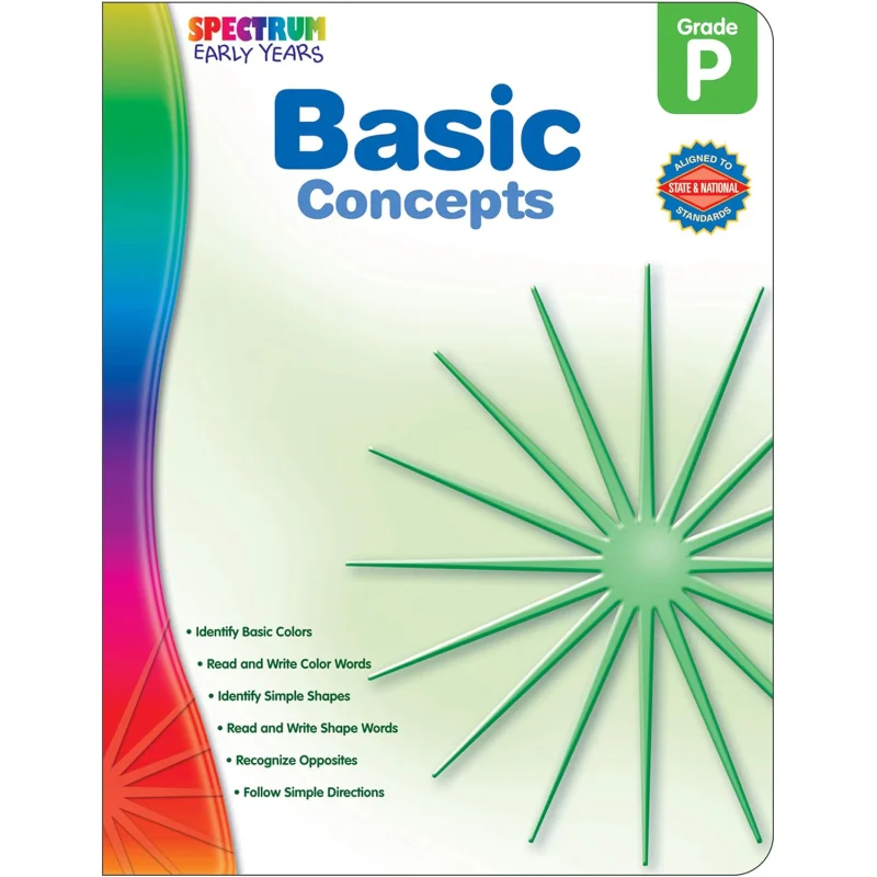 

Spectrum Basic Concepts Grade PK Carson Dellosa Carson Dellosa Education 9781936024988 Book
