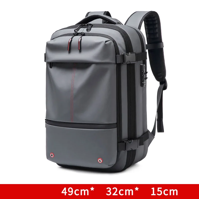 2024 Large Capacity Vacuum Compression Leisure Travel Backpack Fashion Men Dry Wet Separation Business Multi functional Backpack