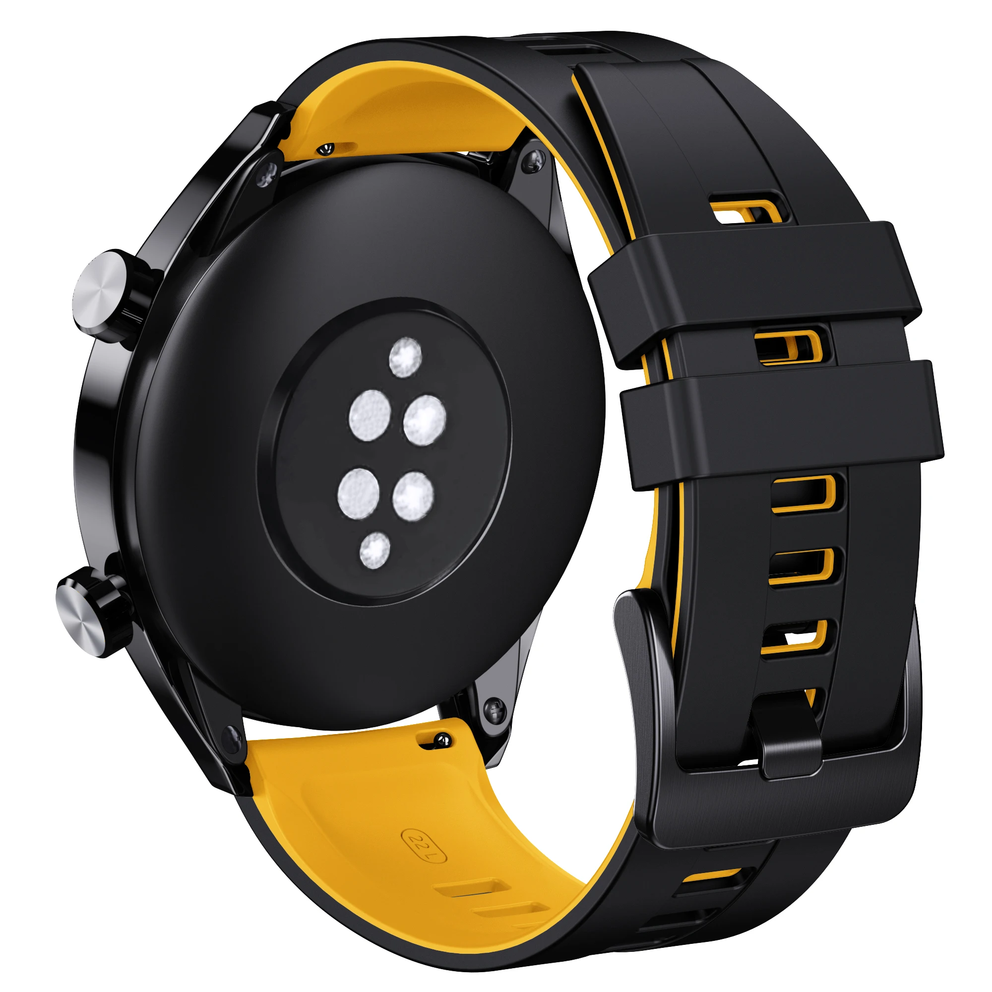 22mm Strap For Huawei GT 2 3 46mm WristStrap For Huawei Watch3 GT2 Pro GT2e Magic2 Silicone Bracelet Football Pattern Band image 3