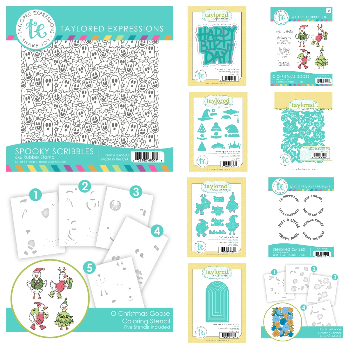 Taylored Neue Weihnachtsgans-Stanzform Halloween-Feiertags-Grusel-Metallstanzformen Stempel Schablone DIY Scrapbooking Grußkarte