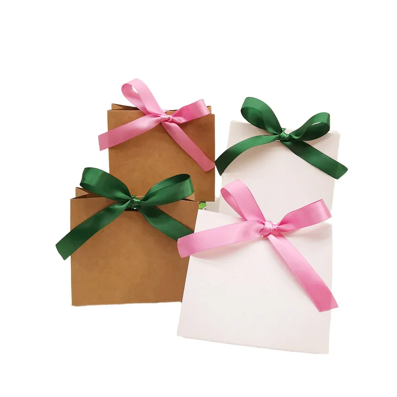 12/24 sacs cadeaux vierges en papier kraft, mini sacs d'emballage DIY pour faveurs de mariage, décoration pour invités, baby shower, fête d'anniversaire