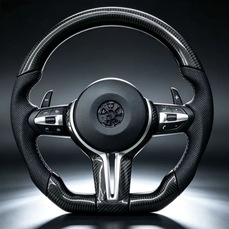 Custom Carbon Fiber M Sport Steering Wheel For BMW F01 F10 F11 F15 F16 F20 F21 F22 F30 F31 F32 F33 F34 F36 F48 F82 M3 M4 E90 E70