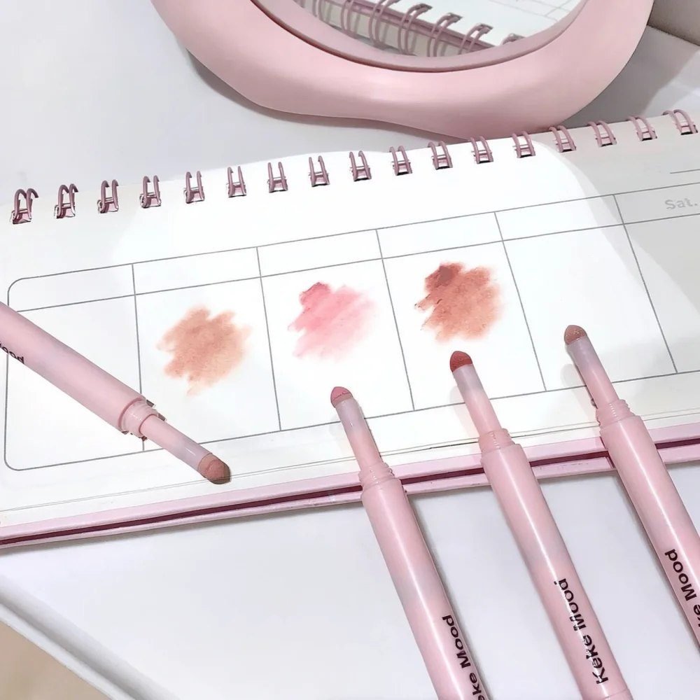 For Keke Mood Double Ended Eye Pen Waterproof Long Lasting Eyeliner Stick Precision Shimmer Natural Eye Highlighter