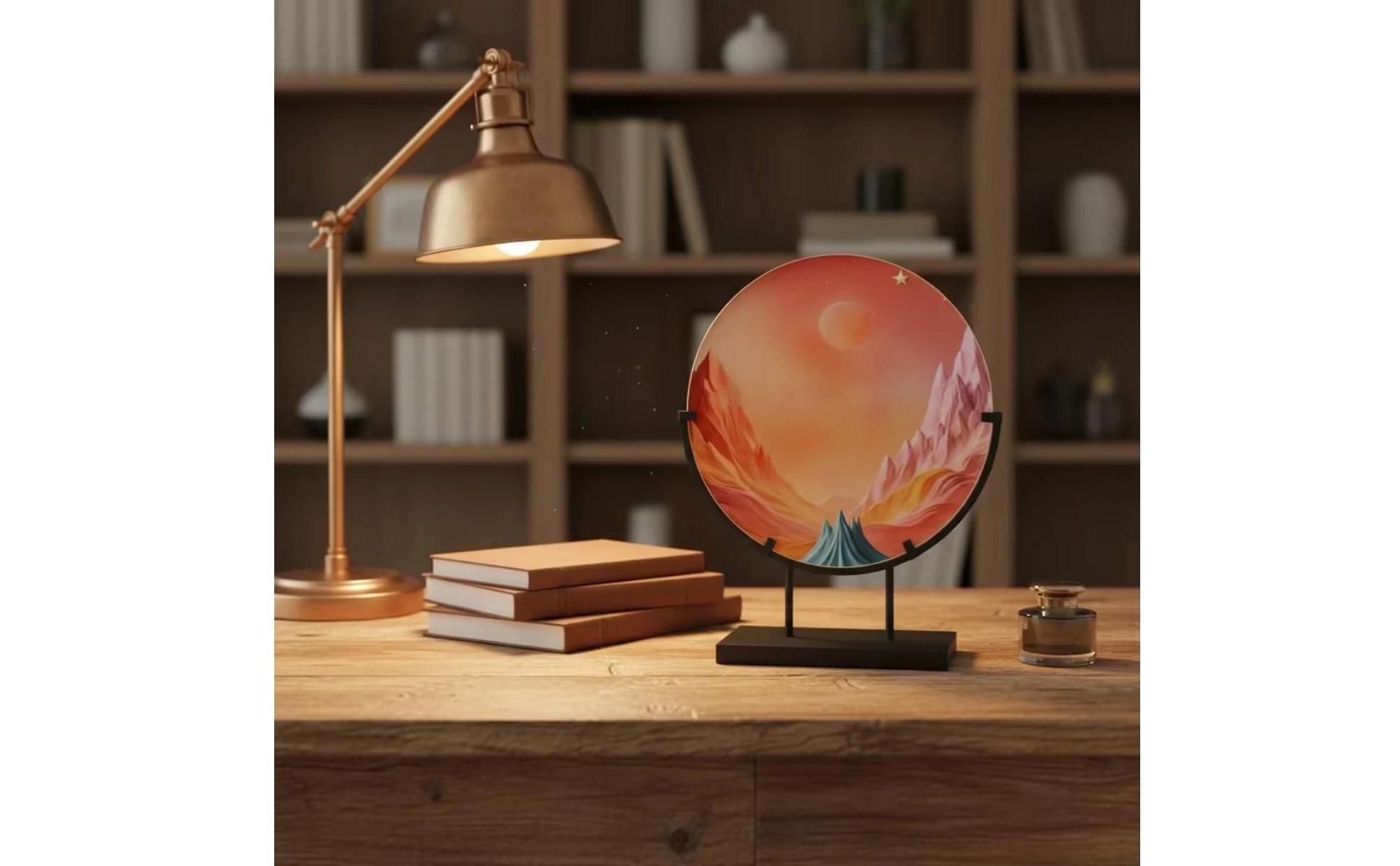 Art Display Stand Minimalist Artwork Display Display for Artists, Desk, Shelf