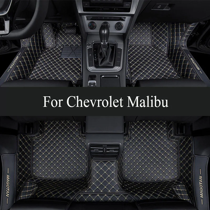 

Car Floor Mats For Chevrolet Malibu 2012 2013 2014 2015 Custom Auto Foot Pads Automobile Carpet Cover Interior trunk mat