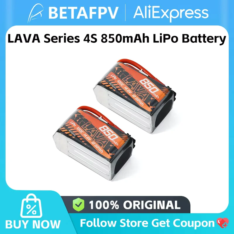 BETAFPV LAVA Serie 4S 850mAh LiPo Akku für Pavo25 V2 Original
