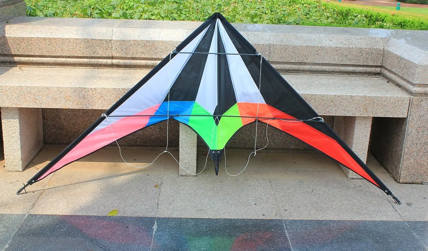 NEW Arrive 48 Inch Rainbow  Professional Dual Line Stunt Kite With Handle And Line Good Flying Factory Outlet