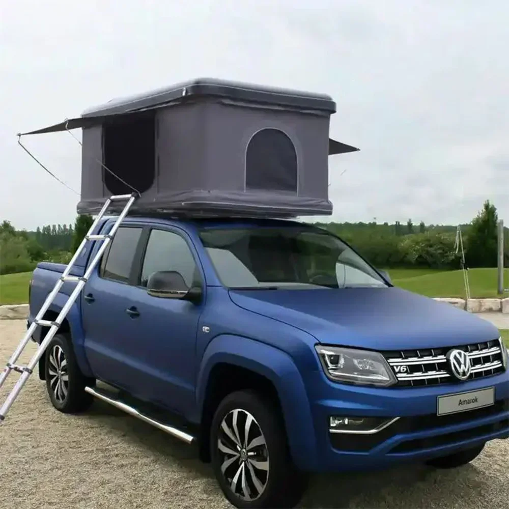 Hard Shell durable waterproof  Off-road SUV fiberglass Truck roof top tent With free gifts