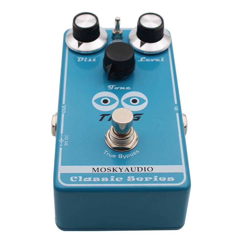 Mosky Thug High Gain Distortion Effect Pedal for Electric Guitar,3 Distortion Tone with Dist Level and Tone Control