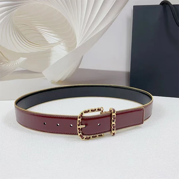 vintage-genuine-cowhide-pin-buckle-women-leather-belt-with-zipper-decor-versatile-for-dresses-and-coats